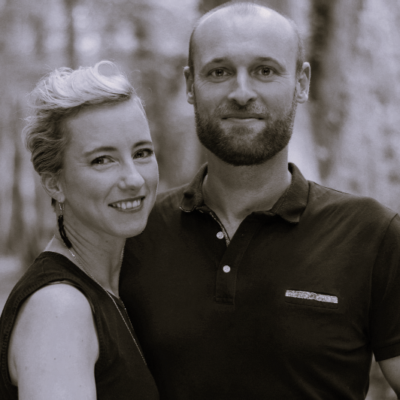 Emelie och Florent Champagne Lebeau-Batiste